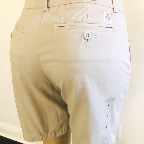 Tommy Hilfiger Khaki Chino Shorts Size 6 NWT - Picture 8 of 13